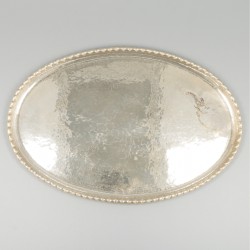Dienblad zilver.