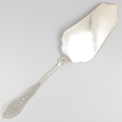 Taartschep zilver.