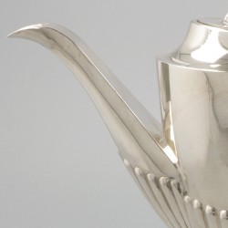 Koffiepot zilver.