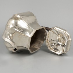Theepot zilver.