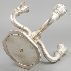 4-armige kandelaar zilver.