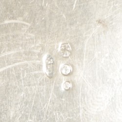 Pepermuntdoosje zilver.