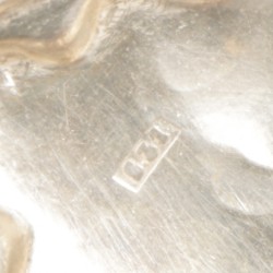2-delig lot pepermuntdoosjes zilver.