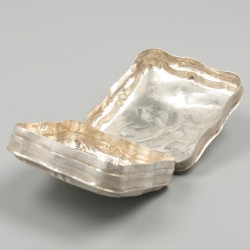 Pepermuntdoosje (Schoonhoven, Abraham van der Sluijs 1857-1881) zilver.