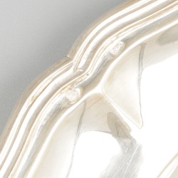 Presenteerschaal zilver.