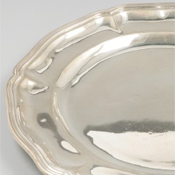 Presenteerschaal zilver.