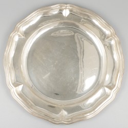 Presenteerschaal zilver.