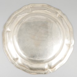 Presenteerschaal zilver.