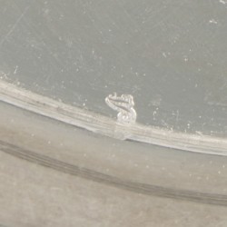 Flessenbak zilver.