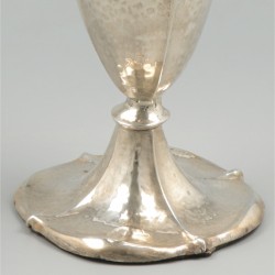 Bloemenvaas zilver.