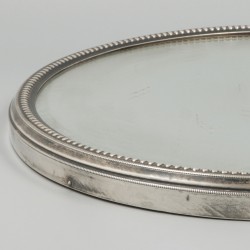 Spiegel cabaret zilver.