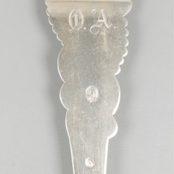 Scheplepel zilver.