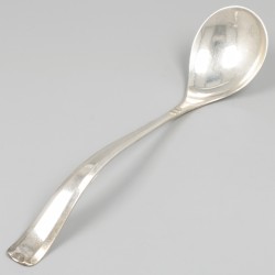 Bonbonschaaltje & Confiturelepel zilver.