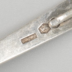 Bonbonschaaltje & Confiturelepel zilver.