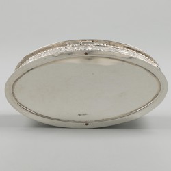 Kaptafeldoosje zilver.