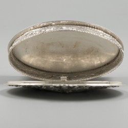 Kaptafeldoosje zilver.