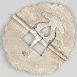 Gesp zilver.