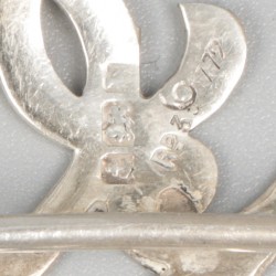 3 diverse gespen zilver.