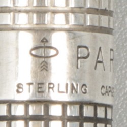 4-delig lot Parker pennen goud/zilver.