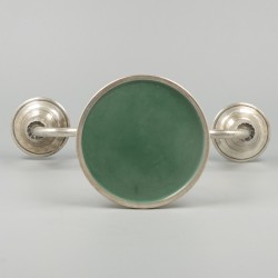Kandelaar zilver.