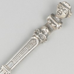 Reisbestek zilver.