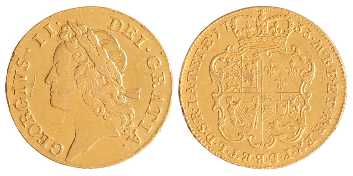 Great Britain. George II. Guinea. 1733.