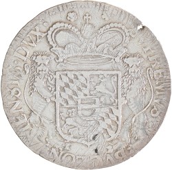 Dukaton. Luik. Maximiliaan Hendrik van Beieren. 1677. Zeer Fraai.