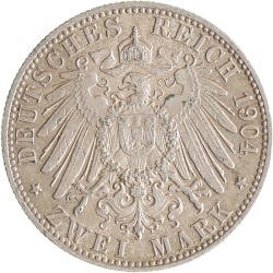 German states. Bremen. 2 Mark. 1904 J.