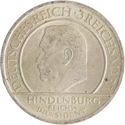 Germany. Weimar republic. 3 Mark - 10th anniversary of the Weimar constitution. 1929 A.