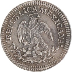 Mexico. Republic. ½ Real. 1831 I.M..