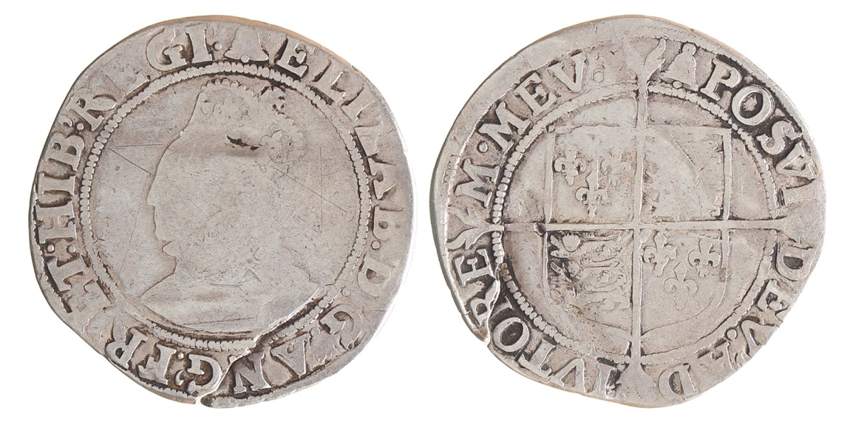 Great Britain. Elizabeth I. Shilling. N.D. (1582 - 1583).