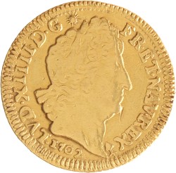 France. Louis XIV. Louis d'Or. 1702 ƆC.