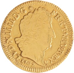 France. Louis XIV. Louis d'Or. 1702 ƆC.