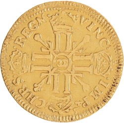 France. Louis XIV. Louis d'Or. 1702 ƆC.