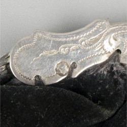 2-delig lot beugelbeursjes zilver.