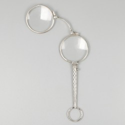 Lorgnette zilver.