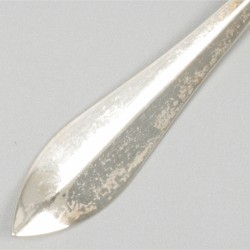 Taartschep art nouveau zilver.