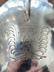 Gelegenheidslepel (Nederland Groningen 1670-1671) zilver.