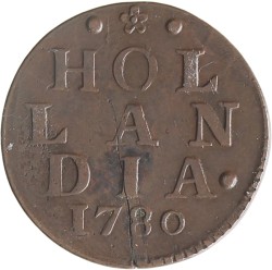 Duit. Holland. 1780. Prachtig / UNC.