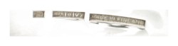 Sterling zilveren bangle armband met rendiermosmotief door Hannu Ikonen voor Valo-Koru Oy.