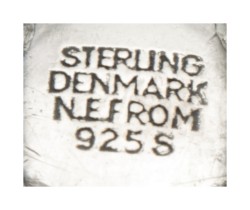 Sterling zilveren ring door Deense designer Niels Erik From.