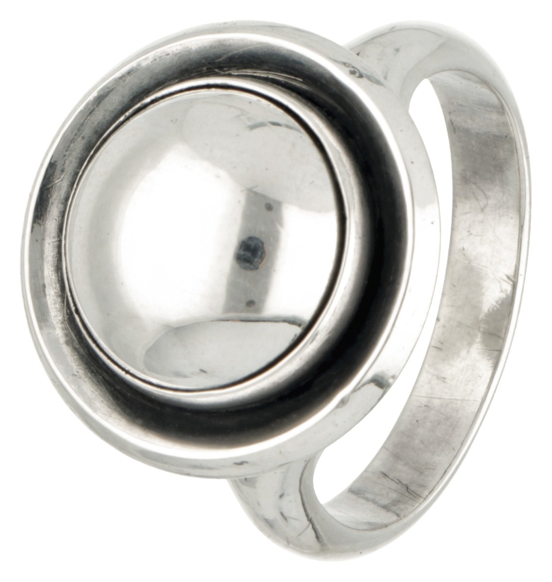 Sterling zilveren ring door Deense designer Niels Erik From.