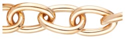 18 kt. Roségouden Schaap en Citroen gourmetschakelarmband.