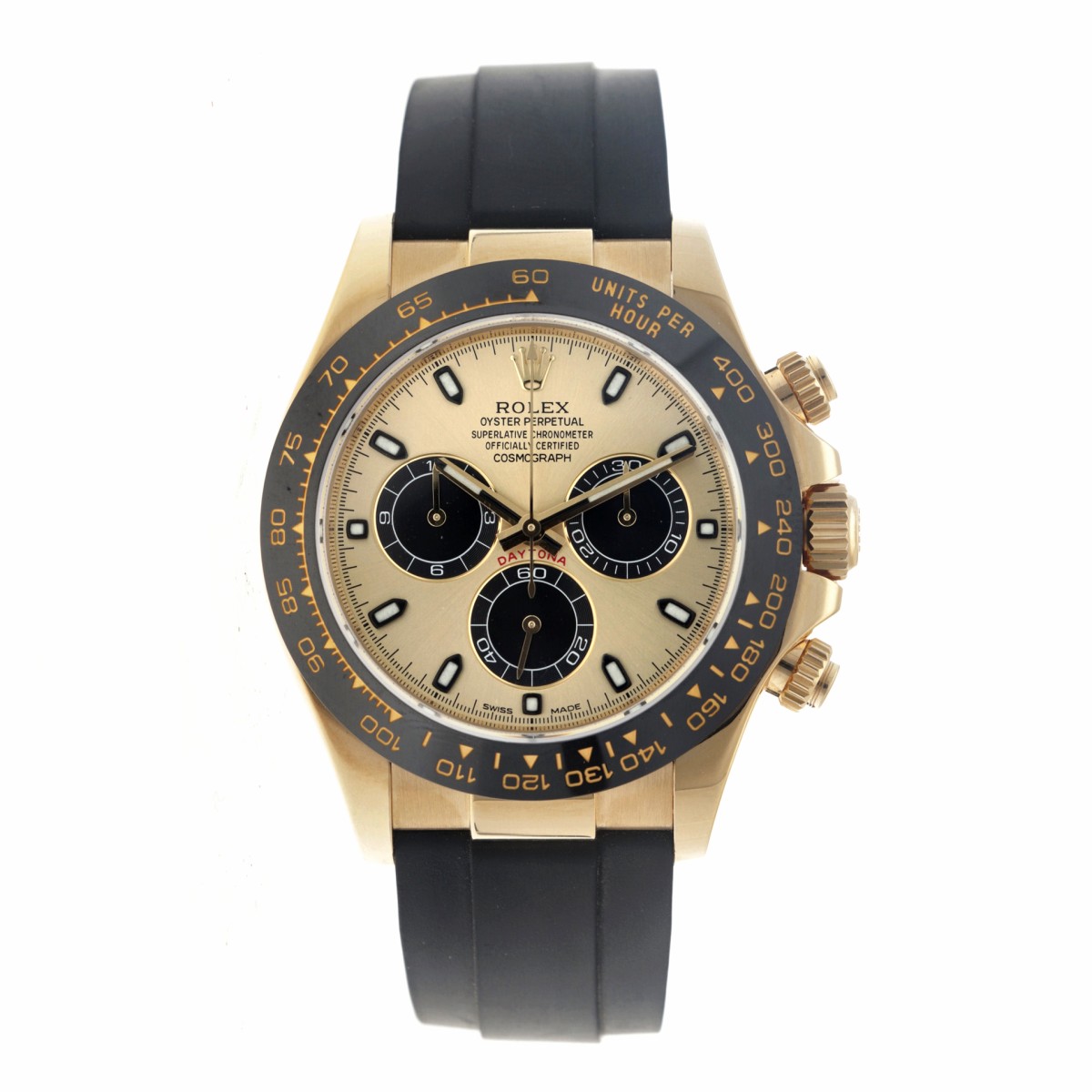 Rolex Cosmograph Daytona 116518L - Heren polshorloge - Oysterflex.