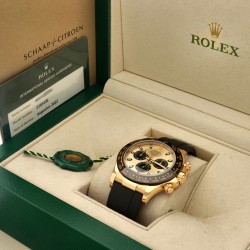 Rolex Cosmograph Daytona 116518L - Heren polshorloge - Oysterflex.